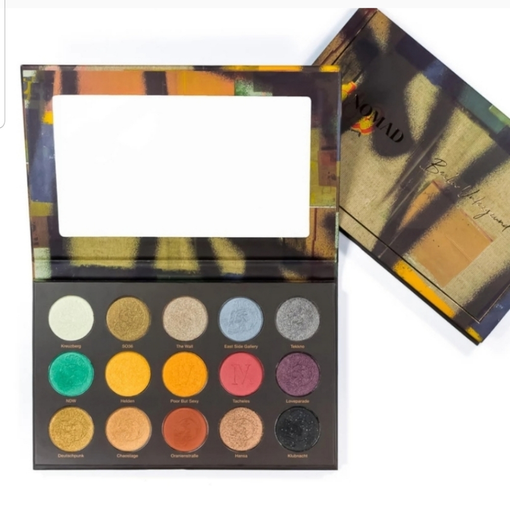NIB NOMAD BERLIN FALL SHADES UNDERGROUND EYESHADOW PALETTE